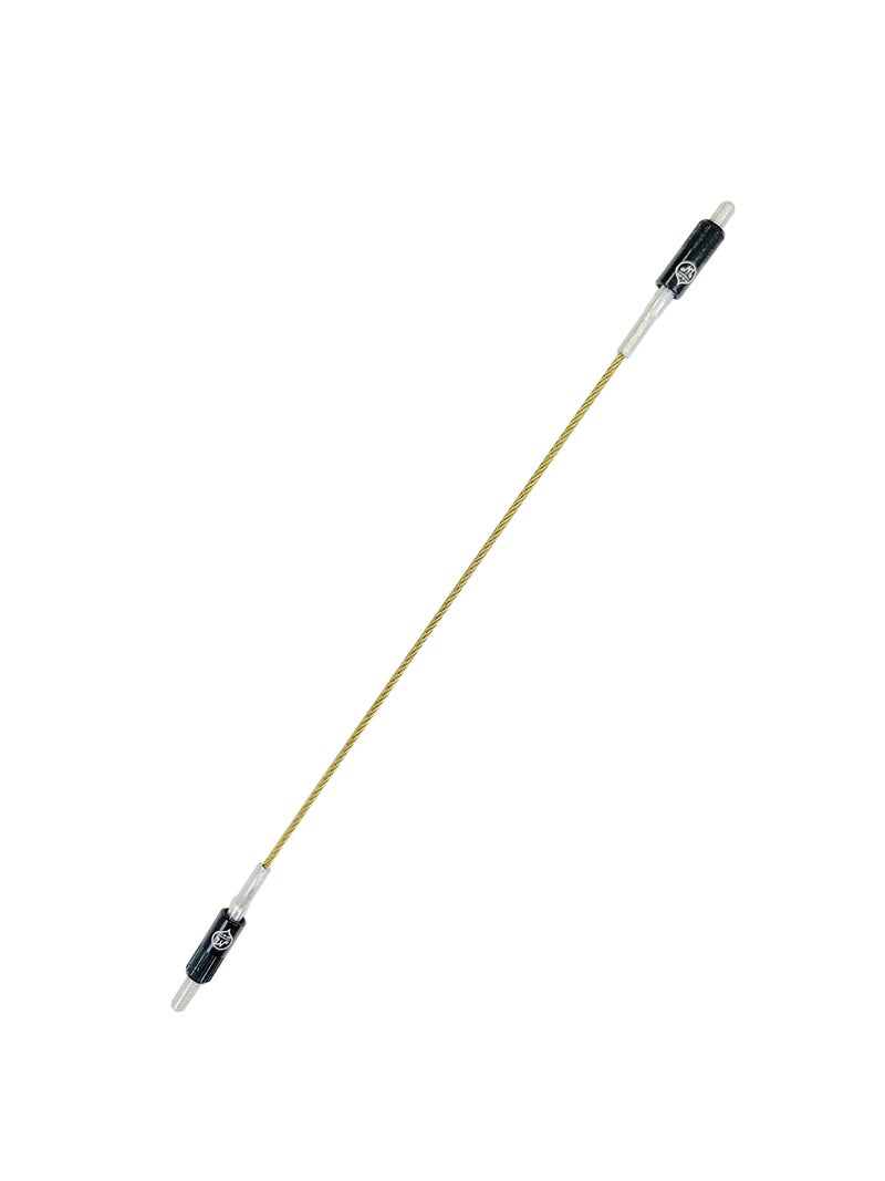 Mivi MI&VI Titanium Alloy Viola Tail Gut/Tailgut Non-slip Tailpiece with Wire Adjuster, Strand Connecters & Screw Replacements for Viola (15"-16.5") - Image 1